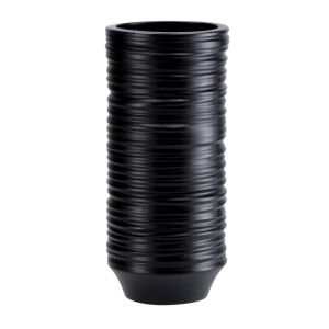 Vaza flori ceramica neagra 12,5 x 35,5 cm