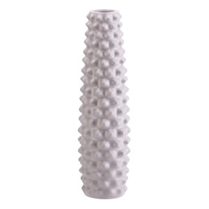 Vaza flori ceramica gri 13,5 x 46 cm