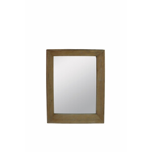 Oglinda perete lemn maro 80 x 100 cm