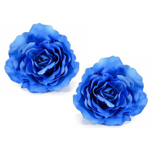 Trandafir artificiali albastru suspendabil 42x25 cm