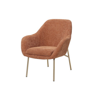 Fotoliu catifea mocha mousse 68 x 72,5 x 80 cm