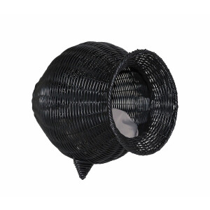 Pat animale plastic negru textil bej  40 x 45 cm