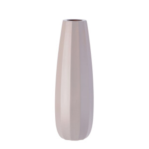 Vaza flori ceramica gri 15 x 46 cm