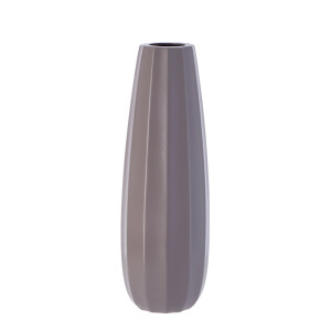 Vaza flori ceramica gri inchis 15 x 46 cm