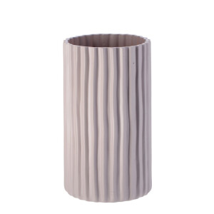 Vaza flori ceramica gri 19 x 34 cm