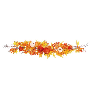 Ghirlanda artificiala cu Dovleci, multicolora 25 x 78 cm