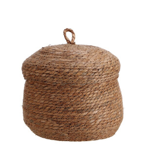 Cos depozitare fibre naturale maro 25 x 36 cm