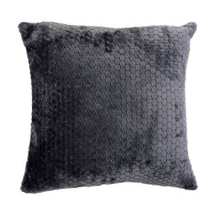 Perna flanel gri antracit Isak 45 x 45 cm