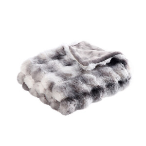 Patura flanel gri Bladi 150 x 200 cm