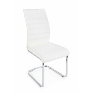 Set 4 scaune albe Myra 41x60x98 cm