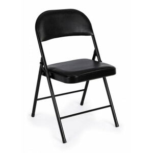 Set 4 scaune pliabile negre Felicity 45x45x78 cm