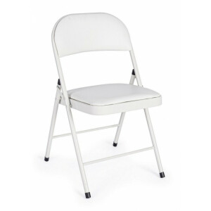 Set 4 scaune pliabile bej Felicity 45x45x78 cm