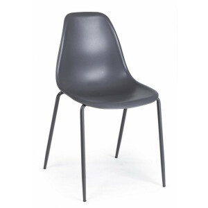 Set 4 scaune gri Iris 45x52x84 cm