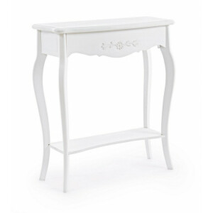 Consola, mdf alb, Daisy, 65x27x74 cm