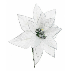 Craciunita artificiala argintiu 15 cm