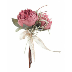 Buchet Trandafiri fucsia 7x20 cm