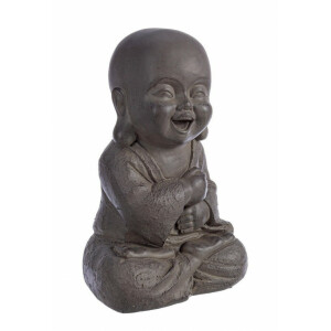 Figurina Buddha fibra sticla maro 21x15x32 cm