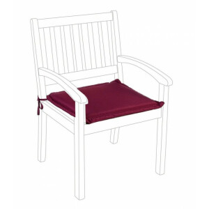 Perna scaun textil visiniu 49x52x3 cm