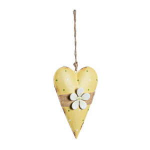 Set 6 decoratiuni suspendabile metal Amelie 14.5x10x3 cm