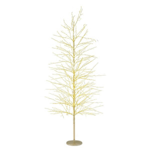 Copac decorativ auriu cu leduri Bunch Ø83×210h