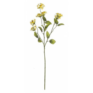 Set 3 flori artificiale galbene Lantana 66 cm