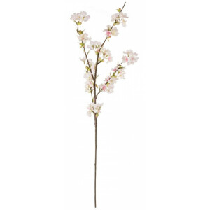 Set 12 crengute flori cires roz 100 cm
