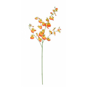 Set 24 Orhidee portocalii 81 cm