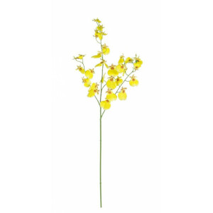 Set 24 Orhidee artificiale galbene 81 cm