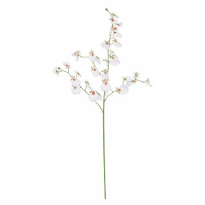 Set 24 Orhidee artificiale albe 81 cm