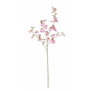 Set 24 Orhidee artificiale roz 81 cm
