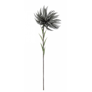 Set 12 Crizanteme artificiale gri 24x91 cm