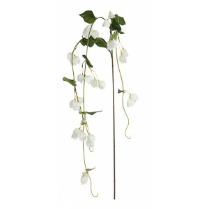 Set 12 flori artificiale alb verde 171 cm