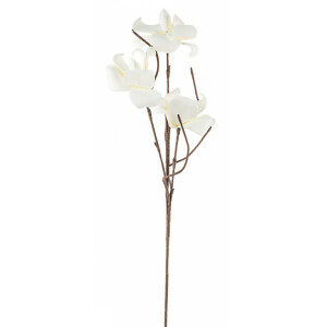 Set 12 Magnolia artificiale albe 45x112 cm
