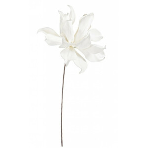 Set 12 flori artificiale albe 30x98 cm