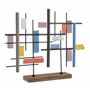 Decoratiune masa Mondrian 61x10x48.5 cm