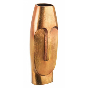 Vaza aluminiu auriu Asmita 5.5x4.5x39 cm