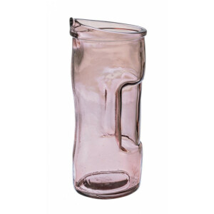 Set 6 vaze sticla roz Alisya Ø11x25h
