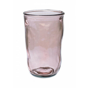 Set 6 vaze sticla roz Ø8x13h