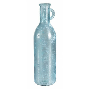 Set 3 vaze sticla albastra Arleen 14x50 cm