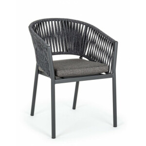 Set 4 scaune gri Florencia 57x60x80 cm