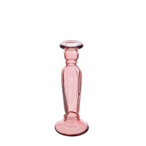 Set 6 sfesnice sticla roz Julia 9x22 cm