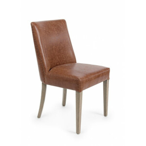 Set 2 scaune maro Beatriz 48x57x88hx49 cm