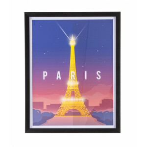 Tablou decorativ canvas Paris 40x3.2x50 cm