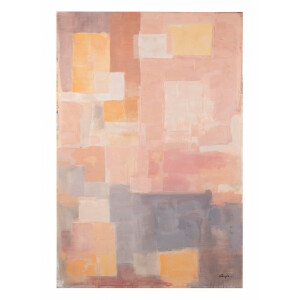Tablou canvas abstract multicolor Talent 100x3.5x150 cm
