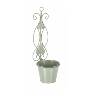 Suport ghiveci flori metal verde Harriet 15.5x20x47 cm