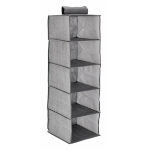 Cutie depozitare textil gri Tidy 30x30x100 cm