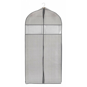 Husa depozitare haine textil gri Tidy 60x10x128 cm