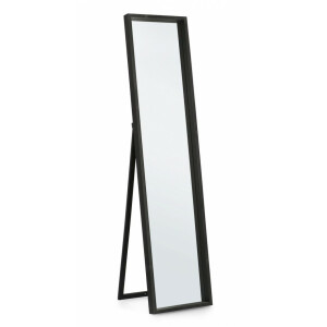 Oglinda podea lemn negru Tiziano 40x6.5x170 cm