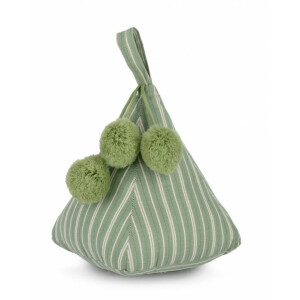 Opritor usa textil verde crem 14x14x18 cm