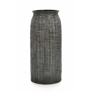Vaza ceramica gri Papyrus 17.7x40.5 cm